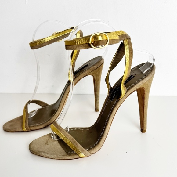 Ralph Lauren Collection purple label strappy high heel pointed toe size 9.5 - Picture 3 of 8